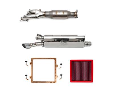 Fabspeed STREET Sportauspuff-Leistungspaket, Einzelrohr. Porsche 911 Carrera 3.2 (1984–1989) - 93011104300, 93011104301, 93011104303 - FS.POR.911.SC, FS.POR.911.MAXS, FB286/08, FS.POR.911.ABX32